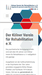 Mobile Screenshot of koelnerverein.de